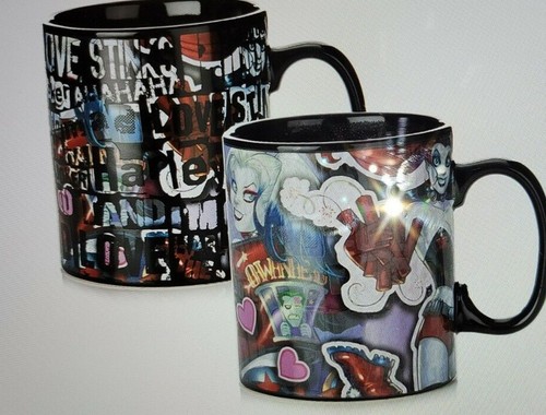 DC Comics Super Villian Harley Quinn - Heat Changing Mug - XL Paladone EUC - Picture 11 of 16