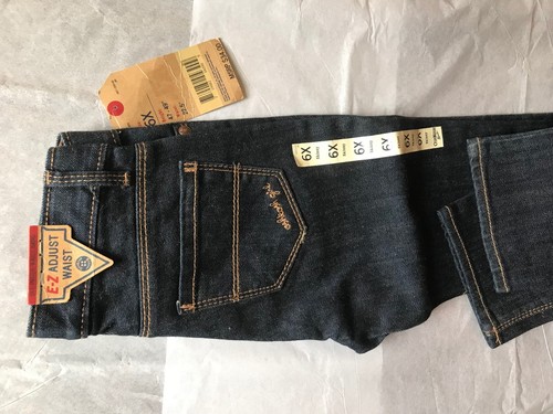 - Osh Kosh Girl's Skinny Light & Dark Blue Wash Jeans - Picture 5 of 8