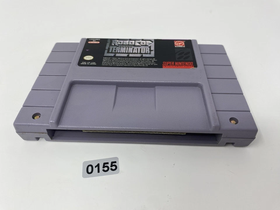 ROBOCOP VS TERMINATOR SNES 1993 Super Nintendo - Image 2 of 4