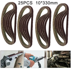 330mm X 10mm Belt Power Finger File Sander Abrasive Sanding Belt Aluminium Oxide 