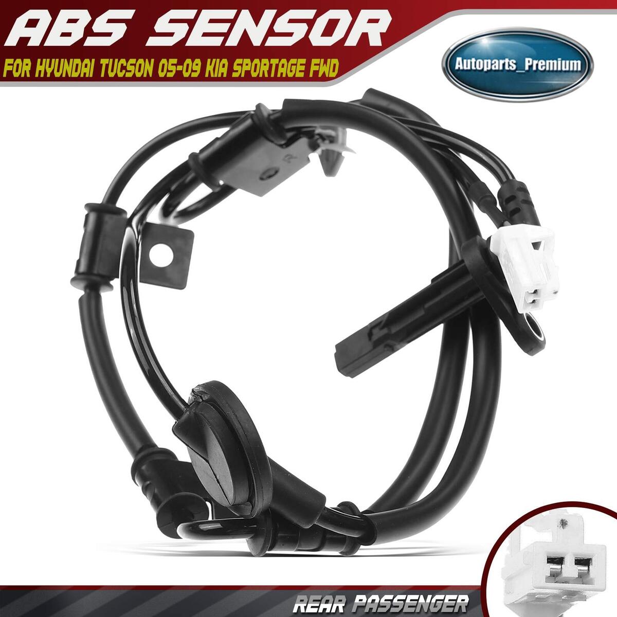 Rear Left ABS Wheel Speed Sensor for Hyundai Tucson KIA Sportage 2004 - 2009 Rear Left ABS Wheel Speed Sensor for Hyundai Tucson KIA Sportage 2004 - 2009