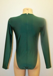 dark green leotard