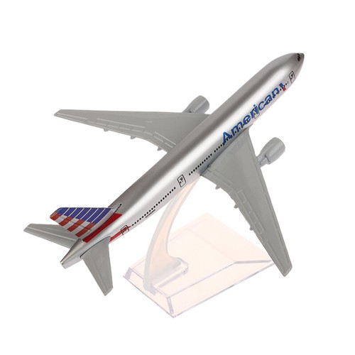 16CM Scale 1:400 Metal Airplane Replica American Boeing 777 Alloy Airplane Model - Zdjęcie 5 z 12