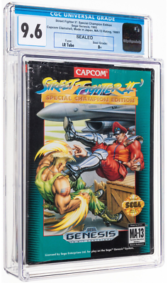 Street Fighter II Special Champion Edition Sega Genesis Sealed CGC