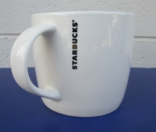 Grande tazza da tè caffè 2016 Starbucks "fill your cup" bianco lucido 16,9 once / 500 ml - Foto 3 di 10