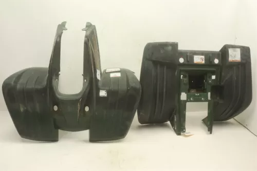 Yamaha Wolverine 350 01 Fender Set Front Rear Green  42520