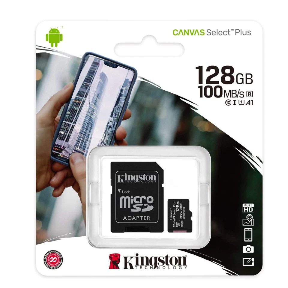 Micro SD Card SDHC SDXC Memory Card TF Class 10 32GB 64GB 128GB 256GB & Adapter - Image 4 of 4