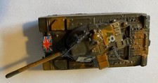 W.T.229 BRITISH CHIEFTAN TANK CUSTOMIZED CAMO PAINT JOB 2 1/2" LONG DIECAST