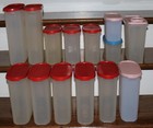Lot of 14 Tupperware Storage Containers with Lids - 28 Pieces — photo 1