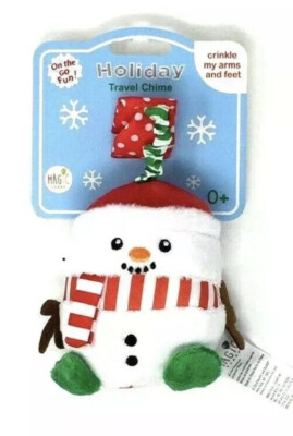 Christmas Santa Rashti Magic Years Baby Hanging Plush Crinkles