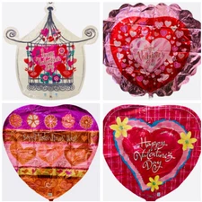 Happy Valentine's Day Love Hearts Jumbo Valentine Foil Mylar Party Balloons  A
