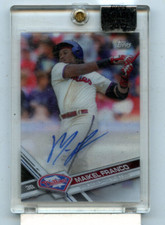 MAIKEL FRANCO 2017 Topps Clearly Authentic Encased Auto Autograph CAAU-MF