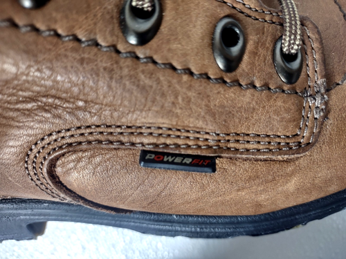 Timberland Pro Titan Safety Toe Work Boots Mens 8.5 Brown Leather Power Fit NICE - Picture 12 of 17