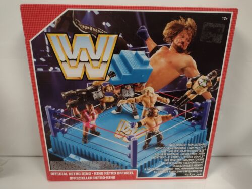 Mattel WWE WWF Offizieller Retro-Ring Hasbro-Stil - Bild 1 von 5