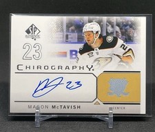 2024-25 Sp Authentic - Chirography Mason McTavish #C-MM (AU)