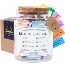 Read This When Bible Verses Jar   Mothers Day Gifts For Mom, Birthday, Christ...