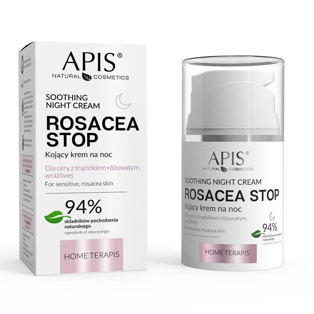 Apis Home terApis Rosacea Stop Soothing Night Cream Sensitive Skin 50ml