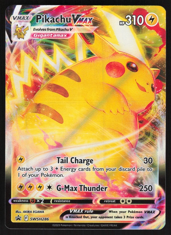 Pikachu VMAX - Holo SWSH286 NM SWSH: Sword & Shield Promo Cards Pokemon Card