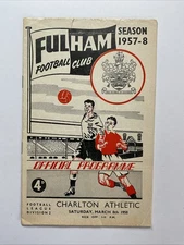 Fulham v Charlton Athletic;  8th March 1958