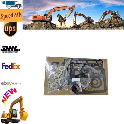 Gasket Kit W Head Gasket For Isuzu 3AB1 Engine Hanik N-4 N-35 NC3000 Excavator