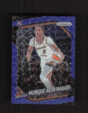 2025 Panini Prizm WNBA #98 Monique Akoa Makani Blue Velocity Prizms