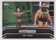 2018 Topps WWE Women's Division Mixed Match Lana & Rusev #MM-8 09j5
