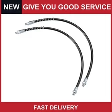 Universal 1/8" NPT Grease Gun Flex Hose Trailer Flex Grease Hose 24" Pack of 2