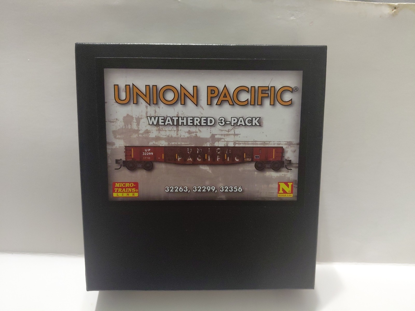 Micro Trains N Scale UP Union Pacific Weathered Gondola Car 3-Pack #99305890