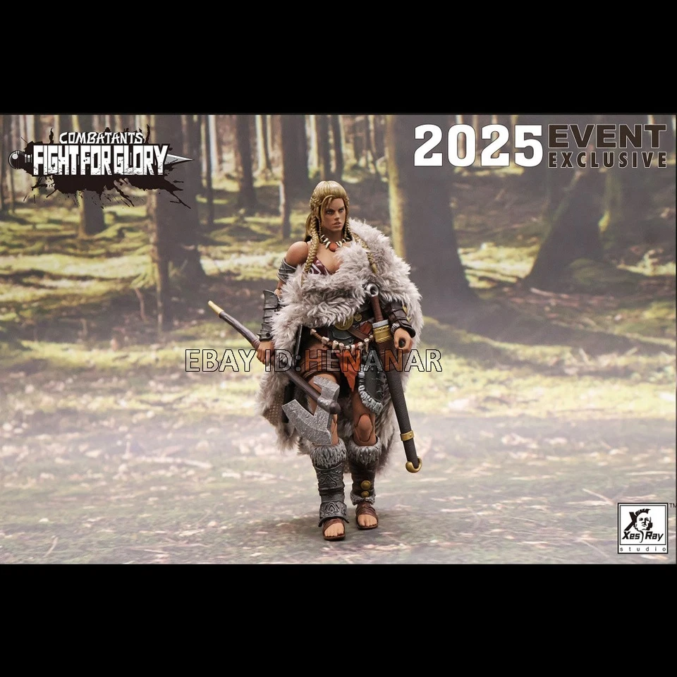 Figura de acción XesRay 1/12 Gold Hildr WF25 6 pulgadas modelo coleccionable lucha por la gloria Foto 3 de 4