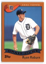 2002 Topps #692 Ryan Raburn Rookie Detroit Tigers RC