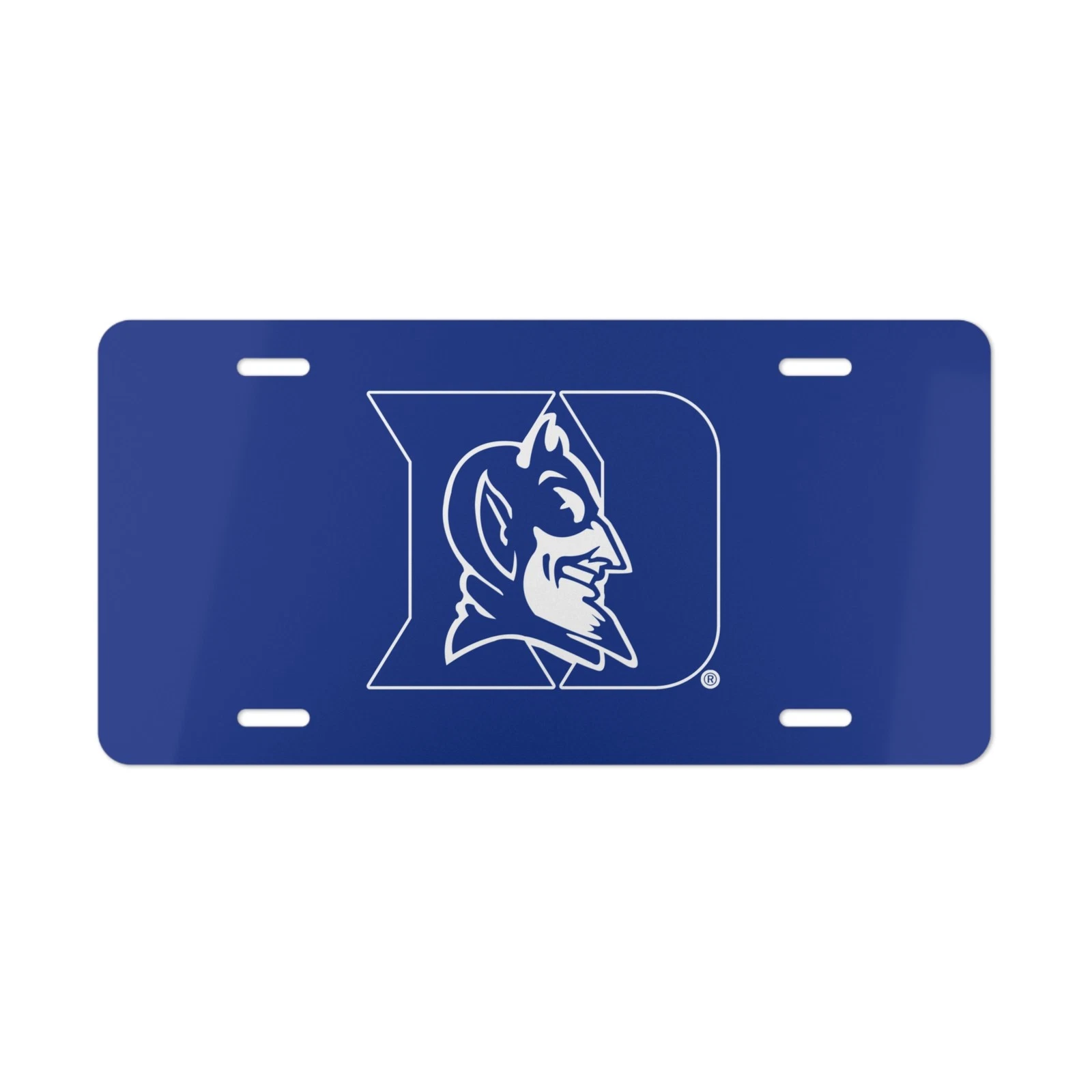 Duke Blue Devils NCAA Car Front License Plate Tag Vanity – Auto Metal Aluminum