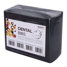 Black Disposable Dental Bibs Medical Tattoo Towels Waterproof 13"x18" 125Pcs/Bag