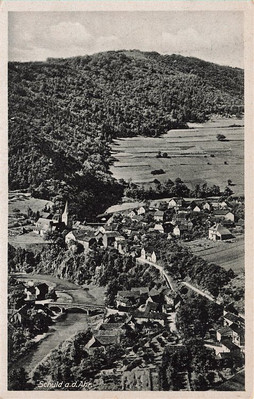 395588) AK Gesamtansicht Schuls a.d. Ahr bei Adenau Krs. Ahrweiler gel. um 1940