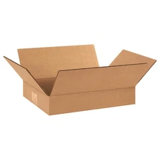 GRAINGER APPROVED 55VG76 PK 25 Shipping Box,12x9x2 in 55VG76