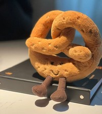 Jellycat Amuseables Pretzel Plush Doll Soft Toy NEW with Tags&Dust Bag Gift Idea