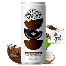 Once Upon a Coconut Premium Chocolate Coconut Water - Low Calorie All-Natural Dr