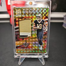 Michael Thomas 2019 Spectra Afterburners Patch Neon Orange /10 