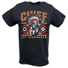 Chief Jay Strongbow Tomahawk Black T-shirt