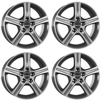 4 Cerchi Borbet Cwd 7.0X17 ET55 5X120 Antp Per Vw Amarok T5 T6 T6.1 Multivan T6.