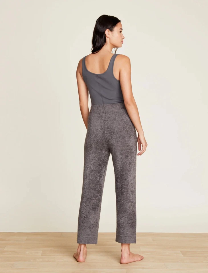 Barefoot Dreams Size XS CozyChic Lite Ribbed Culotte Lounge Pants Gray - Image 2 of 4