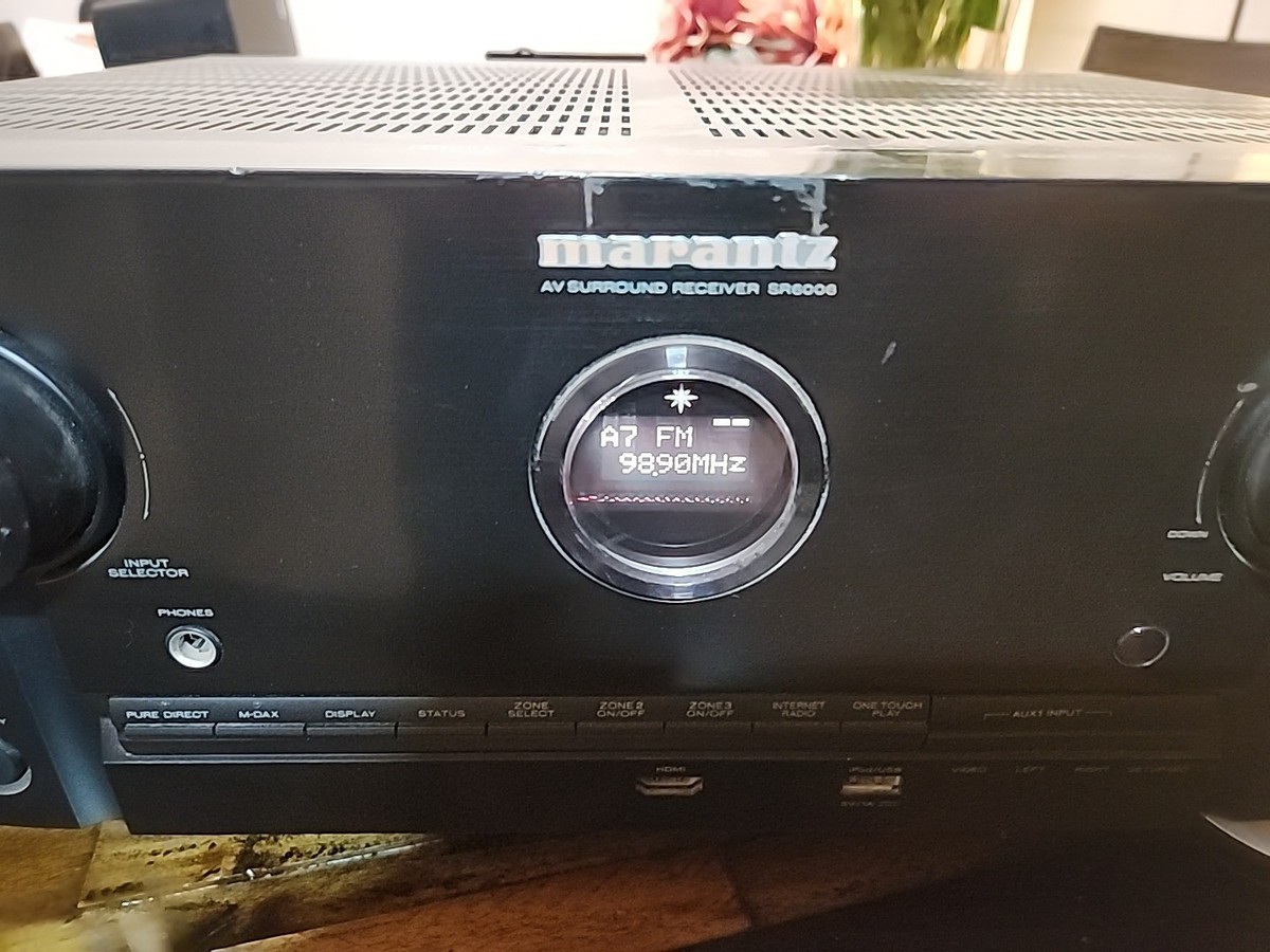 MARANTZ SR6006 7.2-Channel 650W Home Theater Receiver Tested - *No