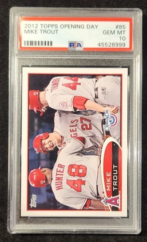 2012 Topps Opening Day #85 Mike Trout PSA 10