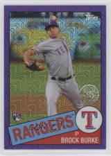 2020 Update Silver Pack 1985 Topps Chrome Baseball Purple 50/75 Brock Burke qp4