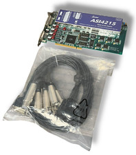 Scheda audio audio AudioScience ASI4215 PCB4200 Rev C - con NUOVI CAVI XLR!!