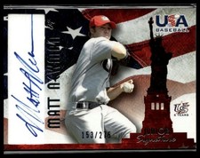 2006-07 USA Baseball Box Set #AJ-25 Matt Newman Signatures Jersey Blue #/275