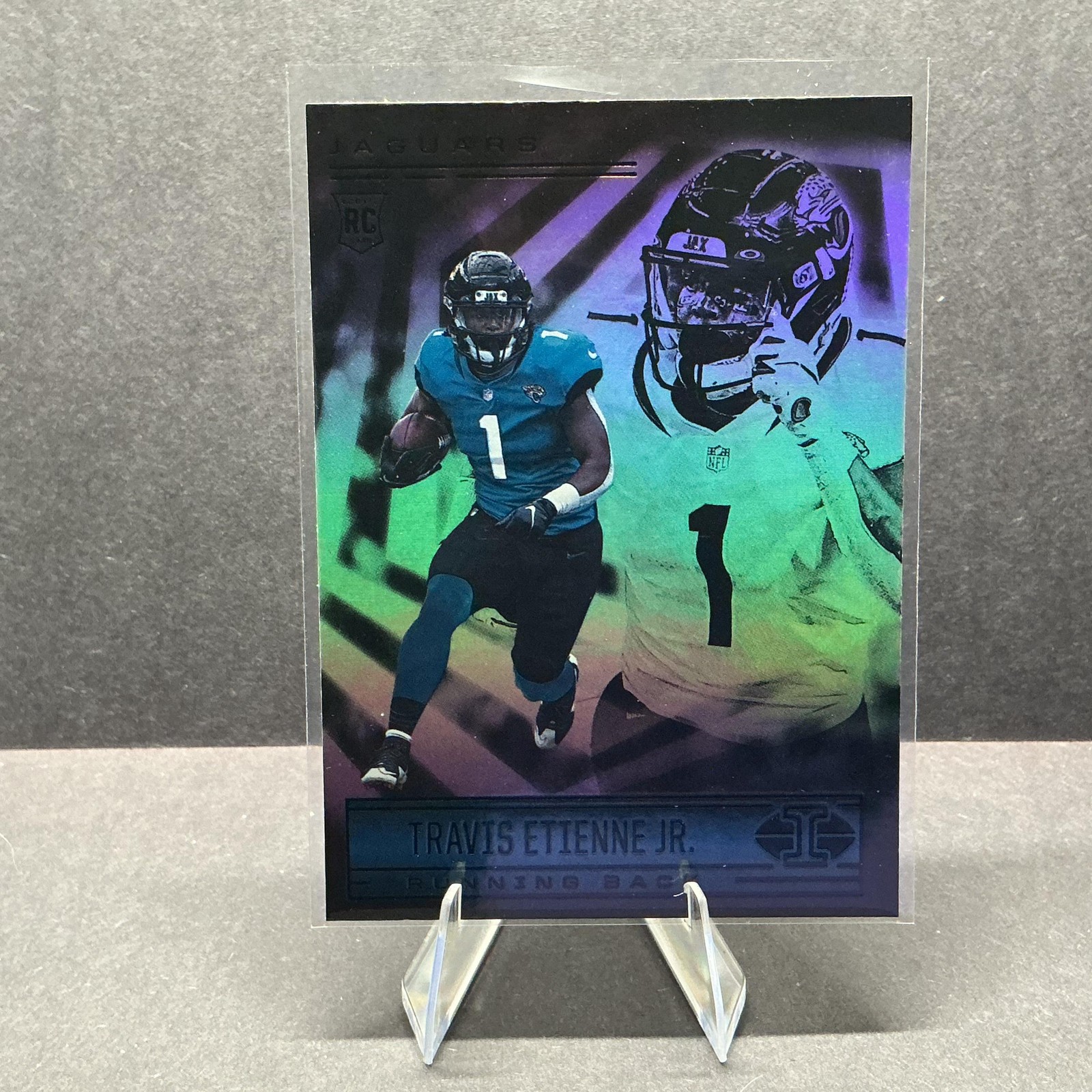 2021 Panini Illusions #71 Travis Etienne Jr.