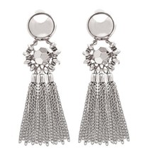 Bohemian Tassel Chandelier Dangle Earring For Women Clip On Earrings Long Drop S