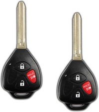 2X Key Fob Replacement for 2006 2007 2008 2009 2010 2011 2012 2013 Rav4 Yaris xB