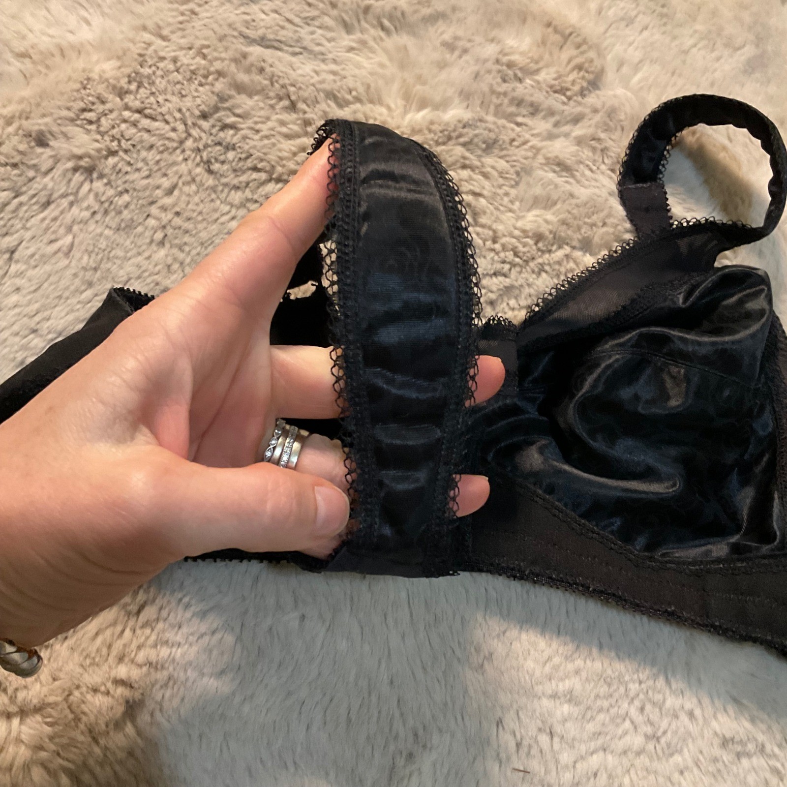 Underscore Bra Size 40C Black Adjustable Strap Co… - image 3