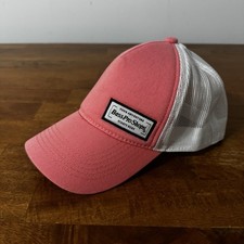 Bass Pro Shops Pink White Women’s Snapback Hat Cap